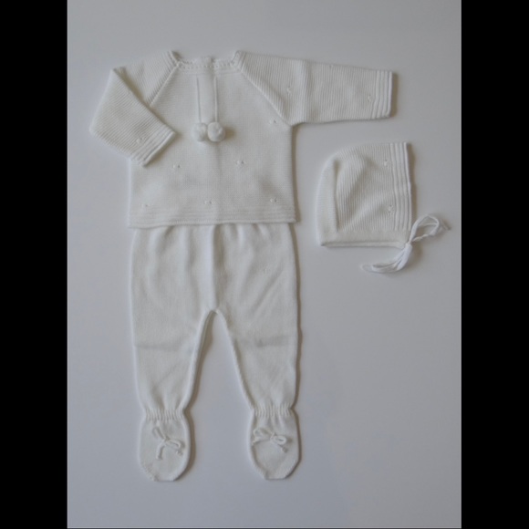 Baby Unisex knit set NEW - Picture 1 of 2